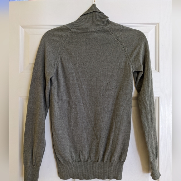 KNITTONS Women Italian Merino Wool Turtleneck Sweater Long Sleeve Pullover - XS - Picture 6 of 9